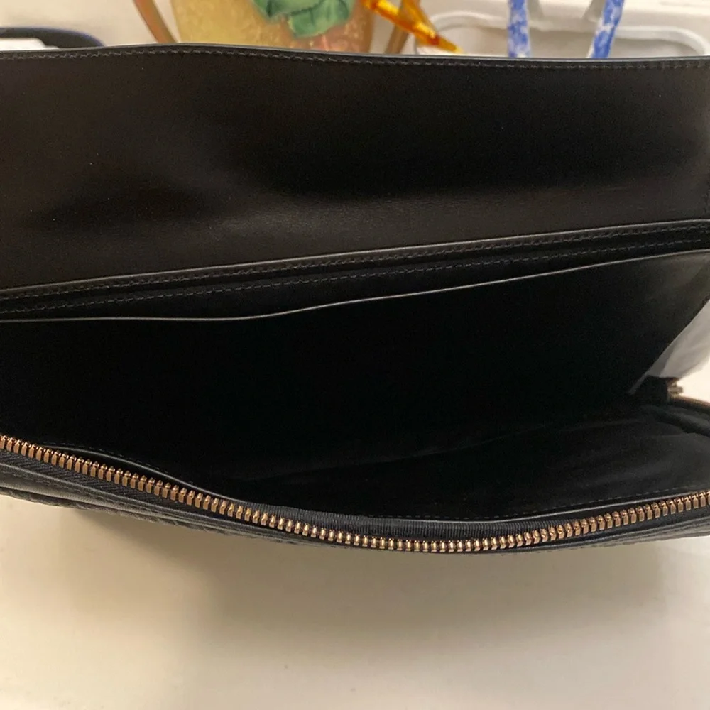 Alexander Wang Black Pebbled Leather iPad Sleeve Tech Clutch Case Tablet men